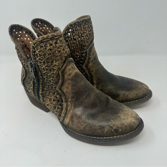 Circle G Corral Ankle Boots - Picture 1 of 9
